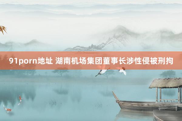 91porn地址 湖南机场集团董事长涉性侵被刑拘